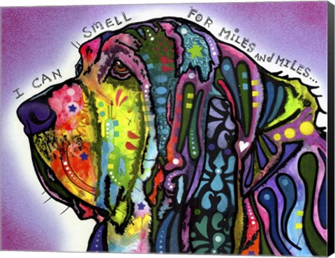 Framed I Can Smell (Bloodhound) Print