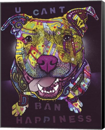 Framed U Cant Ban Happiness Print