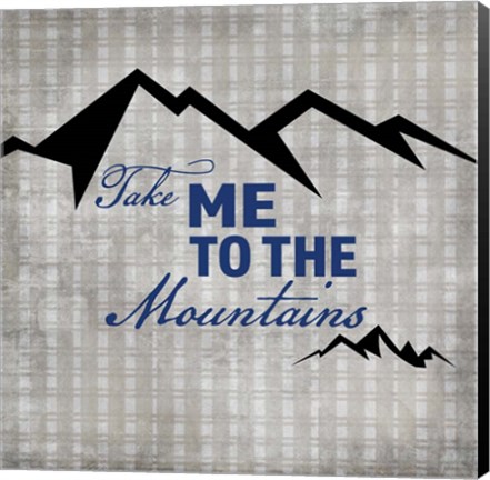 Framed Blue Bear Lodge Sign 1 Print