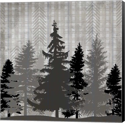 Framed Blue Bear Lodge Sign 6 Print