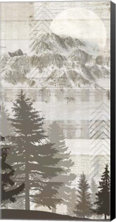 Framed Blue Bear Lodge Sign 16 Print