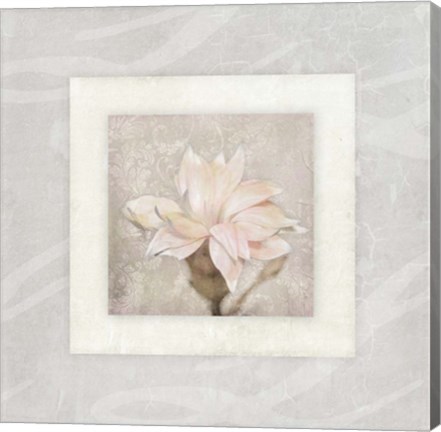 Framed Pink Ivory Portrait 2 Print