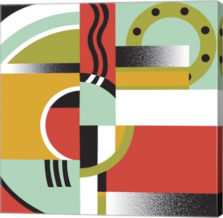 Framed Bauhaus 3 Print