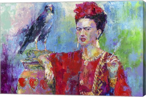Framed Frida Bird 1 Print