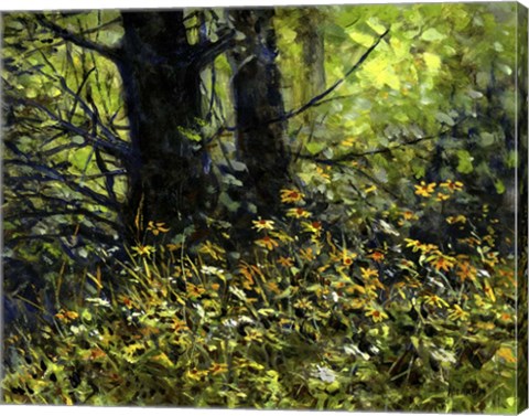 Framed Summer Green Print