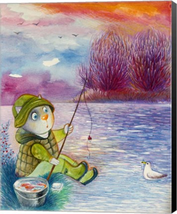 Framed Fisherman Print