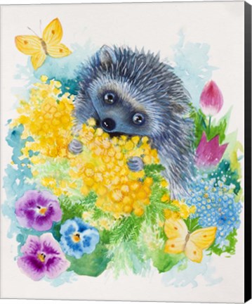 Framed Hedgehog Print