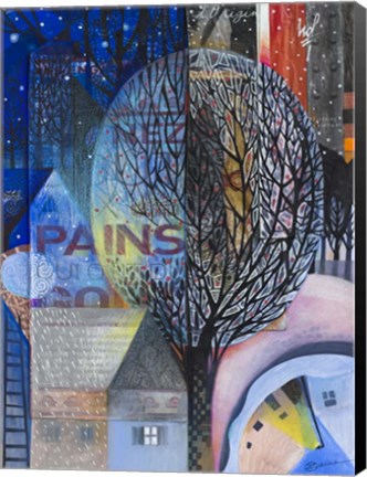 Framed Evening In France Print