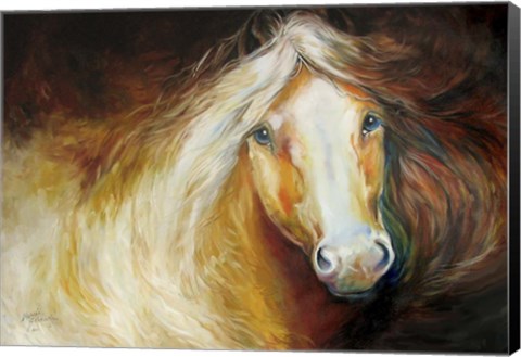 Framed Autumn Breeze Equine Print