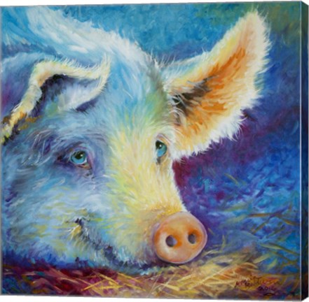 Framed Baby Blues Piggy Print