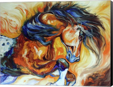 Framed Dance Of The Wild One Print