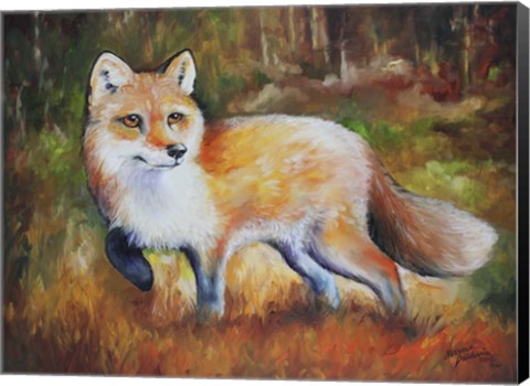 Framed Little Red Fox Print