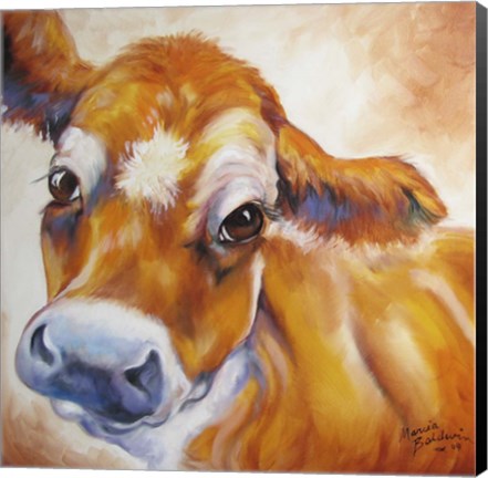 Framed My Jersey Cow Commission Print