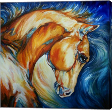 Framed Stallion Print