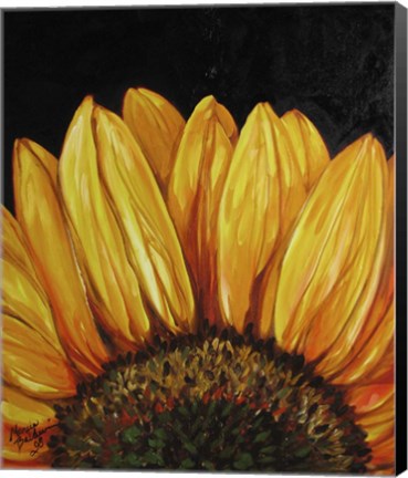 Framed Sunflower Sunflower Print