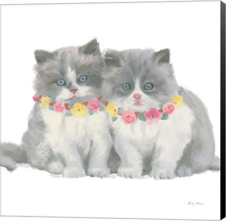 Framed Cutie Kitties VIII Print