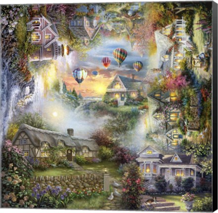 Framed Nicky&#39;s Haven Print