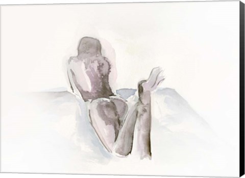 Framed Watercolour Nude 1 Print