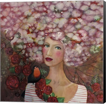 Framed Delphine Print