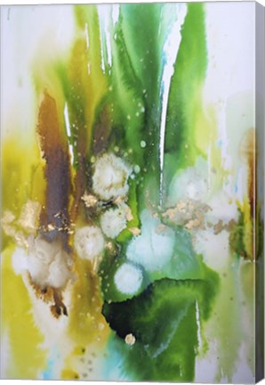 Framed Emeraude Ombre Recadree Print