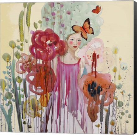 Framed Les Temps Presents Print