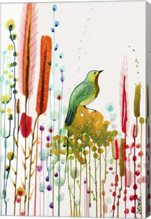 Framed Si Pres Du Ciel Print