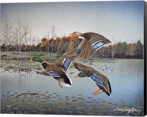 Framed Landing Zone Print