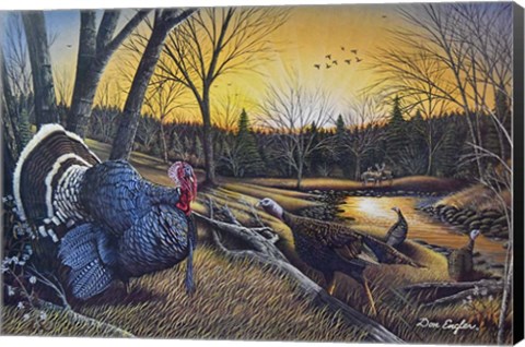 Framed Morning Call Print