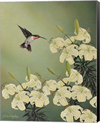 Framed Spring Lilies Print