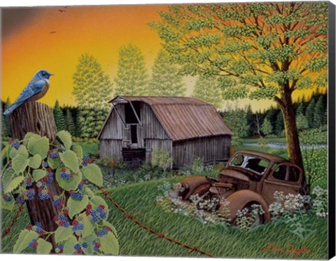 Framed Time Gone By Print