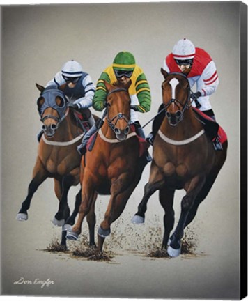 Framed Win, Place or Show Print