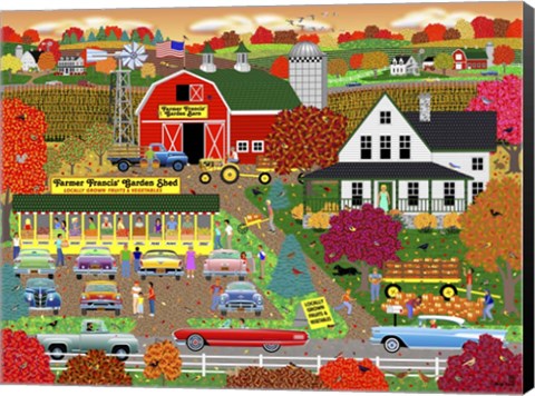 Framed Autumn Harvest Print