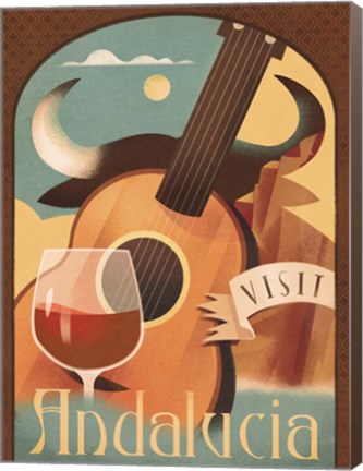 Framed Spain Print