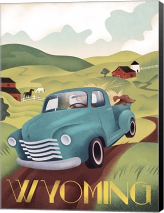 Framed Wyoming Print