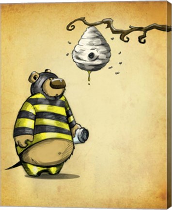 Framed Bumblebear Print