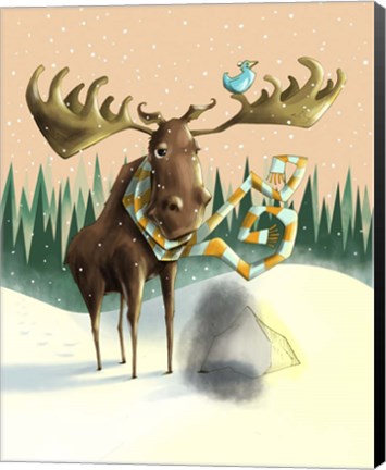 Framed Moosin Around Print