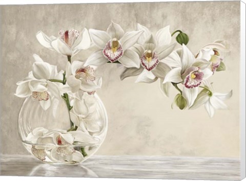 Framed Orchid Vase Print