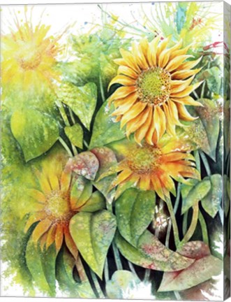 Framed Sunflowers Print