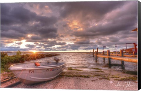 Framed Boat Rental Print