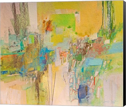 Framed Blue and Green Series 2 Print