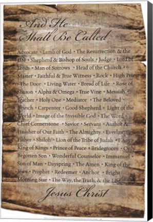 Framed He Shall Be Called I Print