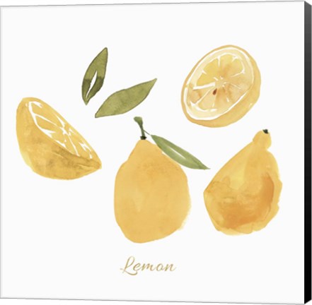 Framed Fresh Lemons Print