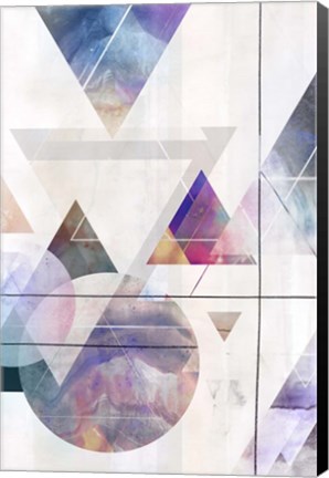 Framed Kaleidescope Shapes II Print