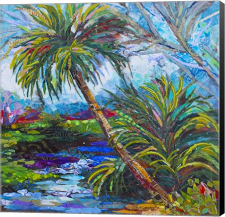 Framed Wekiva River Palms Print