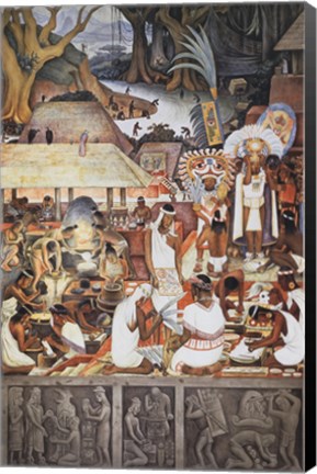 Framed Zapotec Civilization Print