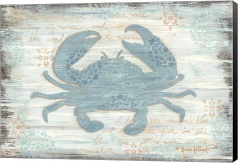 Framed Ocean Crab Print