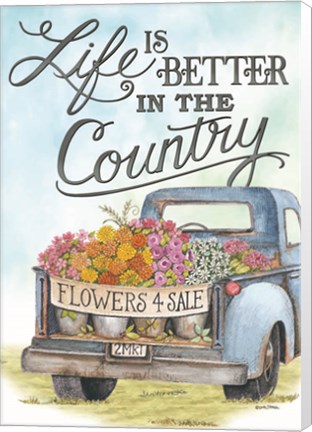 Framed Life is Better in the Country Print