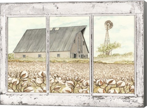 Framed Farmland View Print