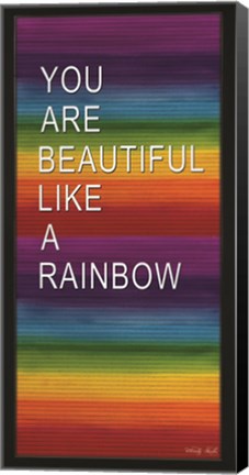 Framed You are Beautiful Print