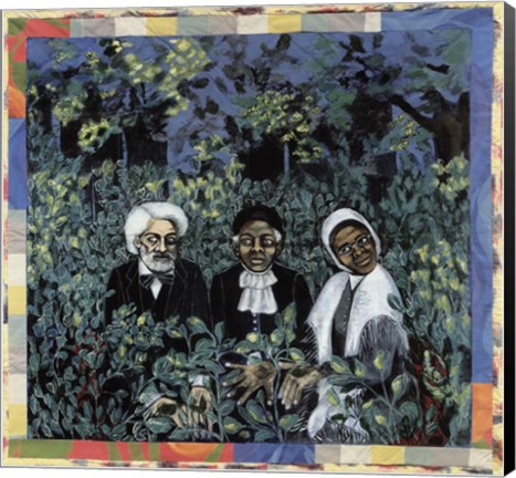Framed Wanted: Douglass, Tubman and Truth Print